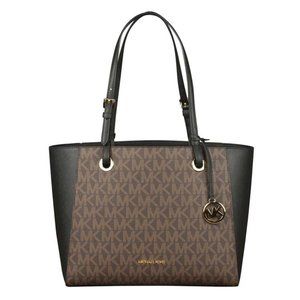 Michael Kors Medium Walsh Multifunction Tote in Brown Black